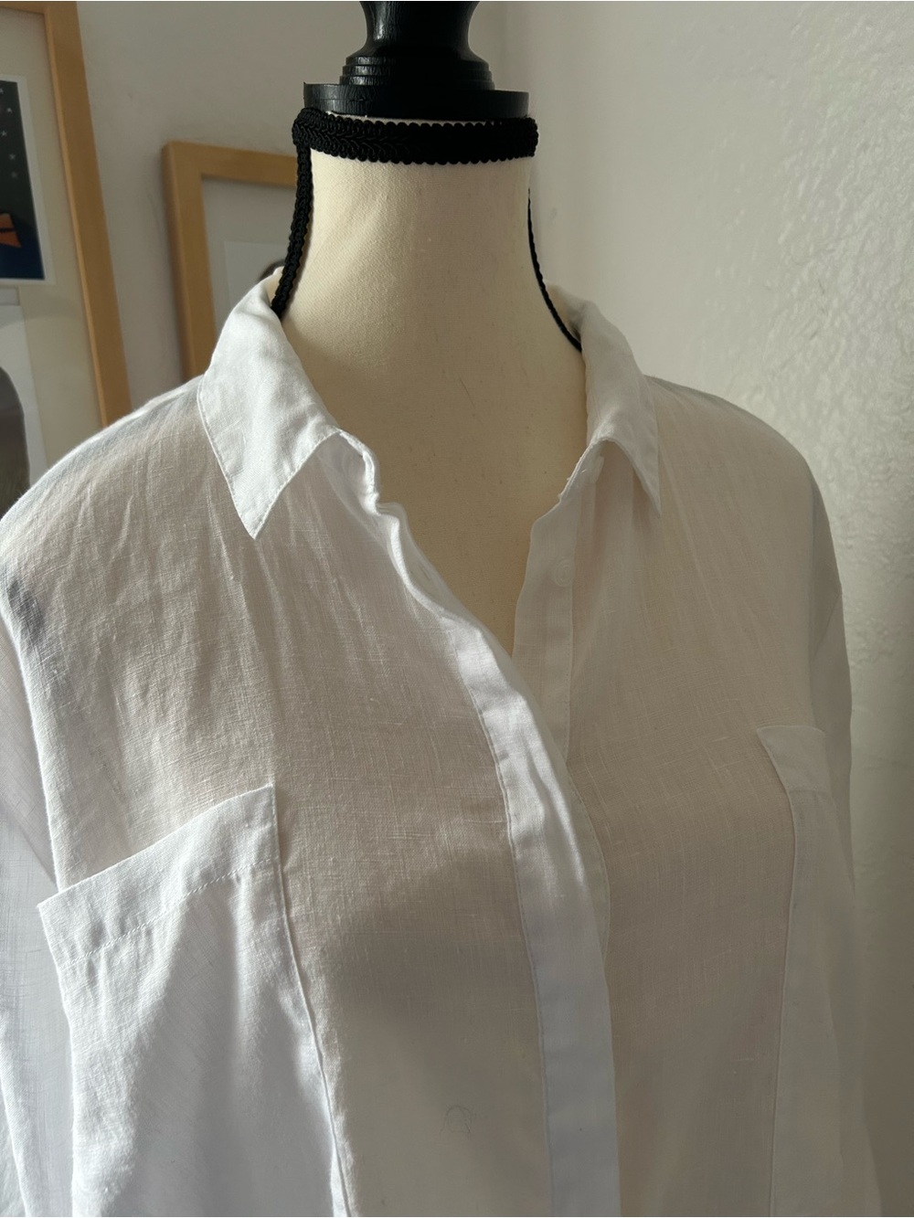 Part Two Copenhagen Classic White Button-Front Women's Shirt 42 / 16